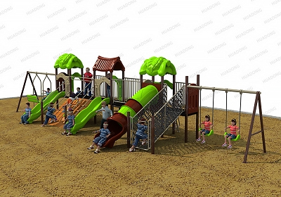 花园游乐 HD-LHY015-儿童滑梯