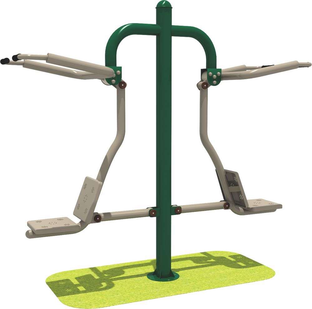 金沙990健身器材 限位双人坐