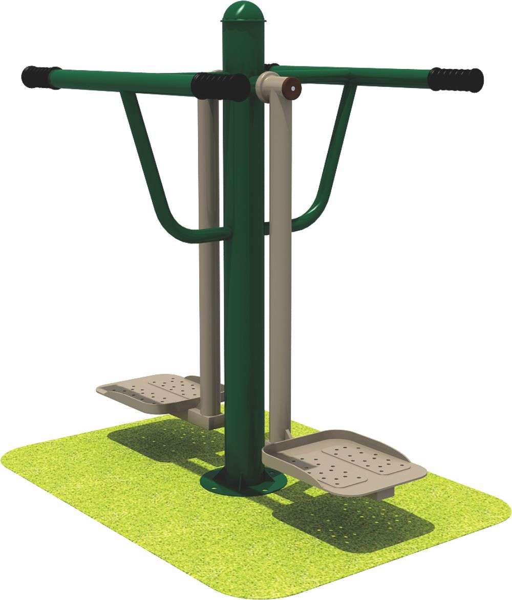 金沙990健身器材 限位双人浪