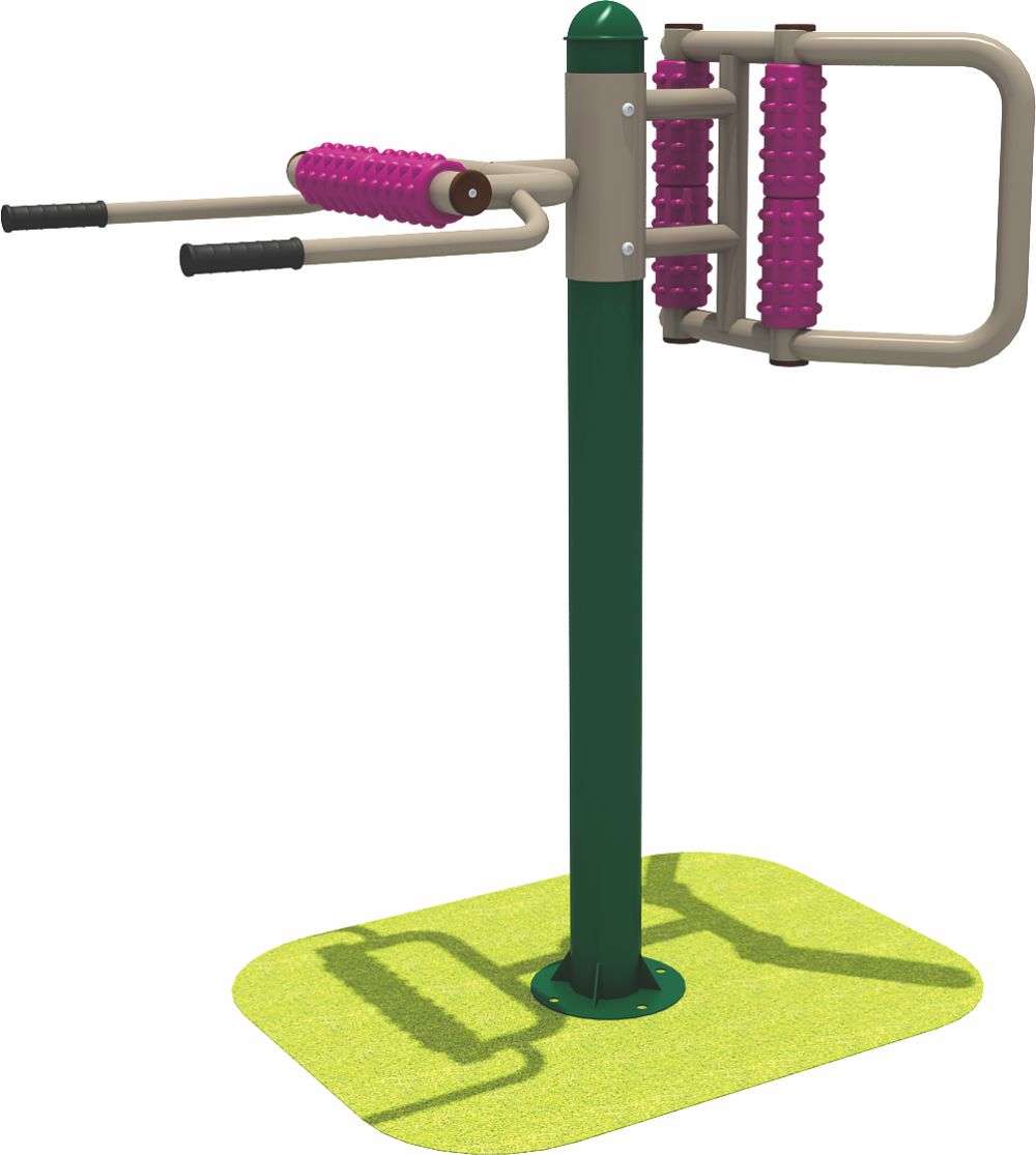 金沙990健身器材 双人腰背按